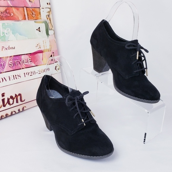 dr scholls black suede booties
